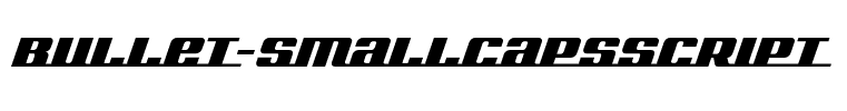 Bullet-SmallCapsScript
