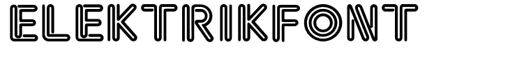ElektrikFont