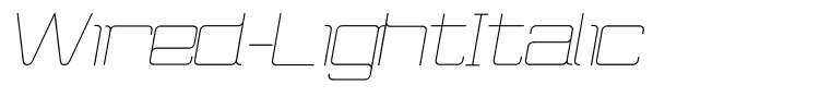 Wired-LightItalic