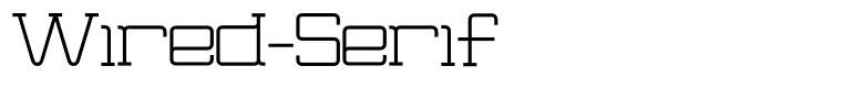 Wired-Serif