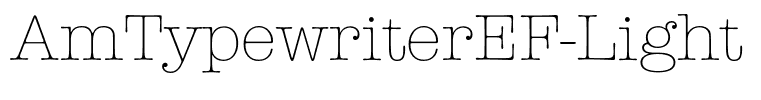 AmTypewriterEF-Light