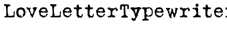 LoveLetterTypewriter