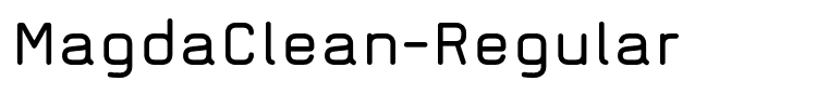 MagdaClean-Regular