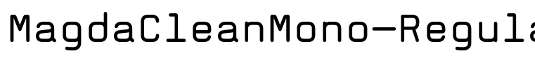 MagdaCleanMono-Regular