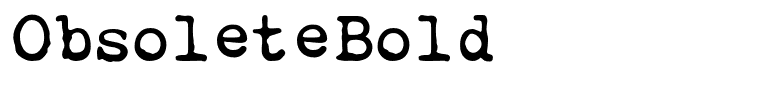 ObsoleteBold