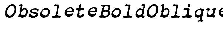ObsoleteBoldOblique