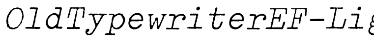 OldTypewriterEF-LightObl