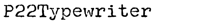 P22Typewriter