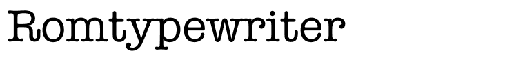 Romtypewriter