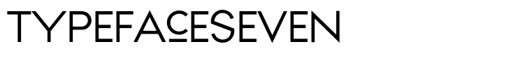 TypefaceSeven