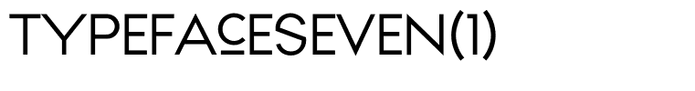 TypefaceSeven(1)