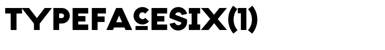 TypefaceSix(1)