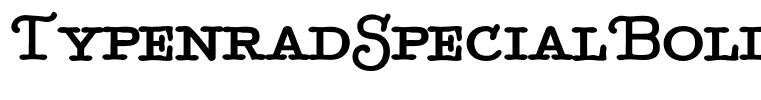 TypenradSpecialBold