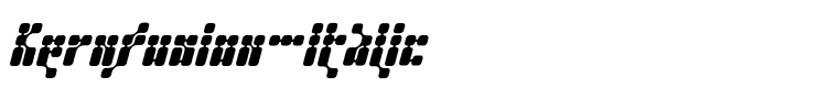 Kernfusion-Italic