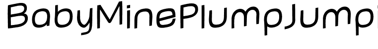 BabyMinePlumpJumping