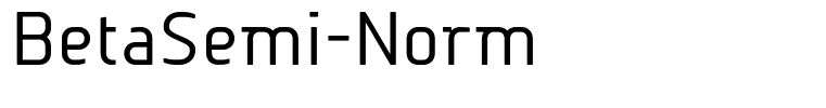 BetaSemi-Norm