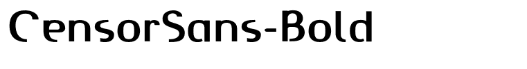 CensorSans-Bold