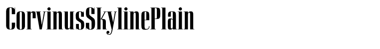 CorvinusSkylinePlain
