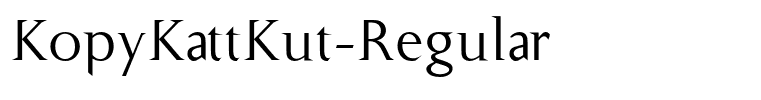 KopyKattKut-Regular