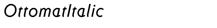 OttomatItalic