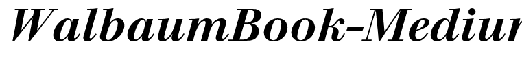 WalbaumBook-MediumItalic