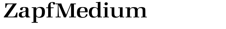 ZapfMedium