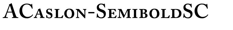 ACaslon-SemiboldSC