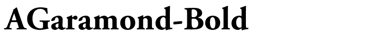 AGaramond-Bold