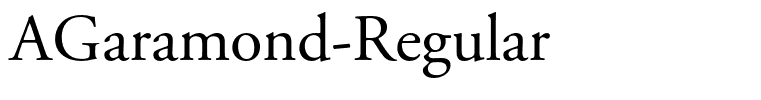 AGaramond-Regular