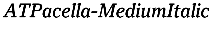 ATPacella-MediumItalic