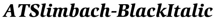 ATSlimbach-BlackItalic