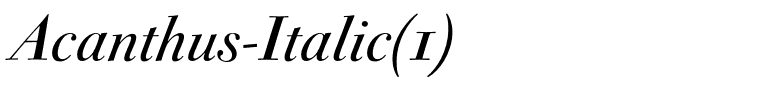 Acanthus-Italic(1)