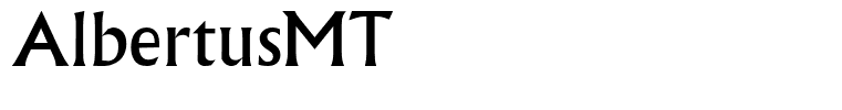 AlbertusMT