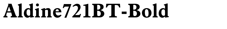 Aldine721BT-Bold