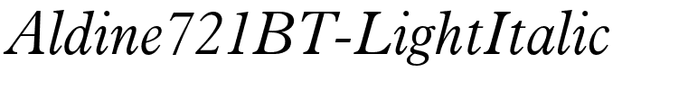 Aldine721BT-LightItalic