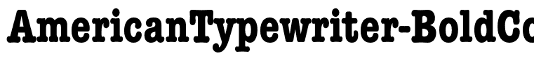 AmericanTypewriter-BoldCond(1)