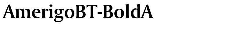 AmerigoBT-BoldA