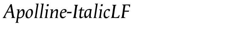 Apolline-ItalicLF