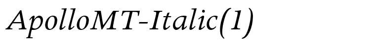 ApolloMT-Italic(1)