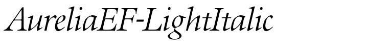 AureliaEF-LightItalic