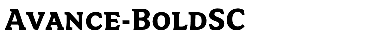 Avance-BoldSC