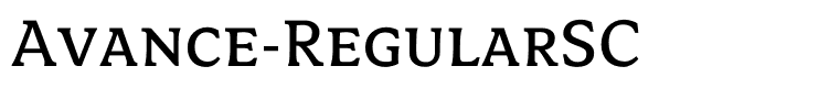 Avance-RegularSC
