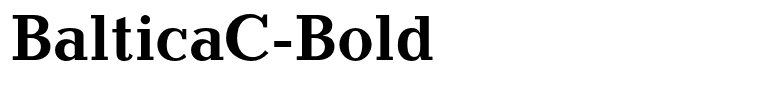 BalticaC-Bold