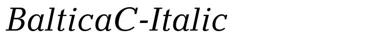 BalticaC-Italic