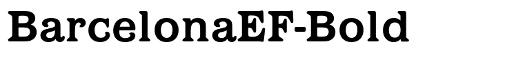 BarcelonaEF-Bold