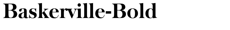 Baskerville-Bold