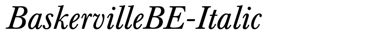 BaskervilleBE-Italic