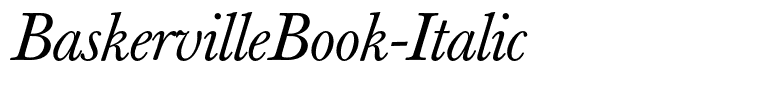 BaskervilleBook-Italic