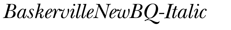 BaskervilleNewBQ-Italic