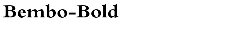 Bembo-Bold